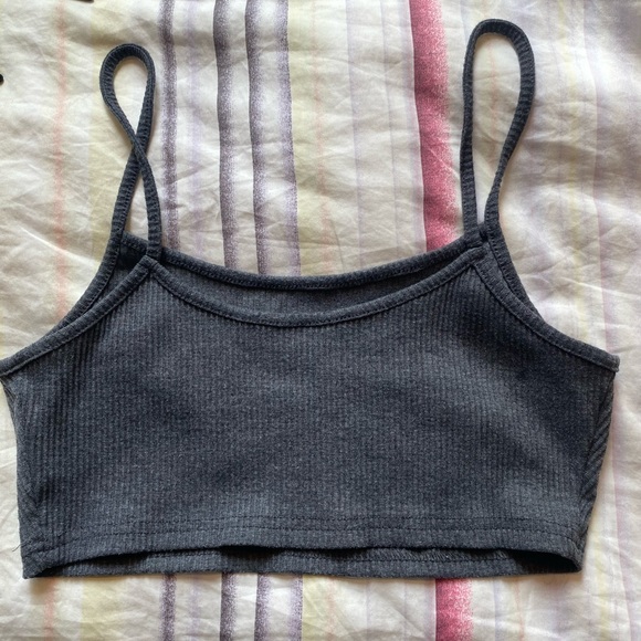 dark grey tank top- SHEIN - Picture 2 of 3